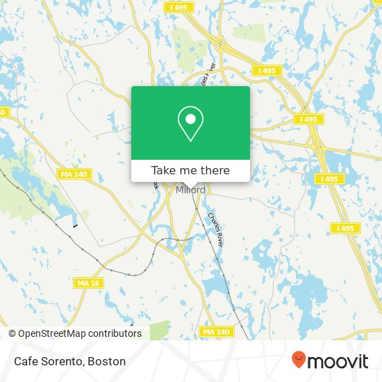 Mapa de Cafe Sorento