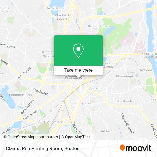 Claims Run Printing Room map