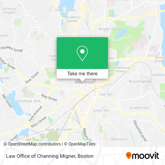 Mapa de Law Office of Channing Migner