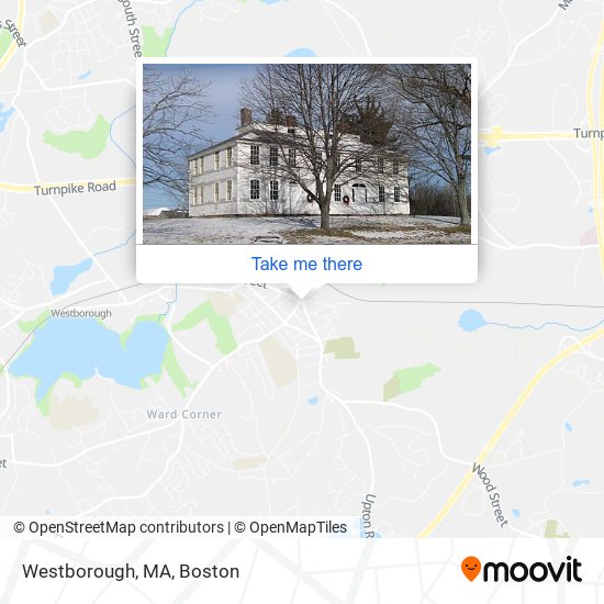 Mapa de Westborough, MA