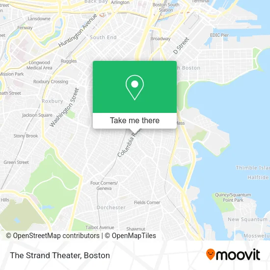 The Strand Theater map