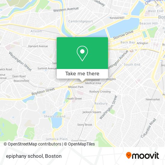 epiphany school map