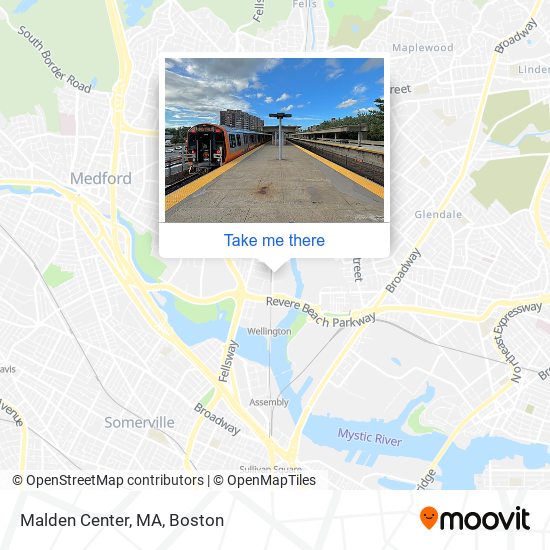 Mapa de Malden Center, MA