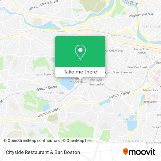 Cityside Restaurant & Bar map
