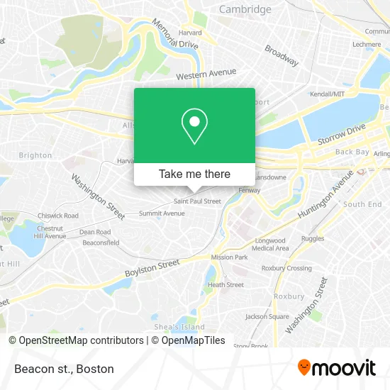 Beacon st. map