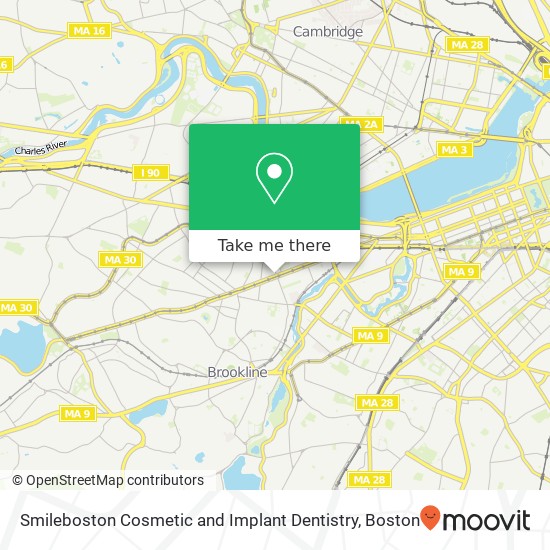 Smileboston Cosmetic and Implant Dentistry map