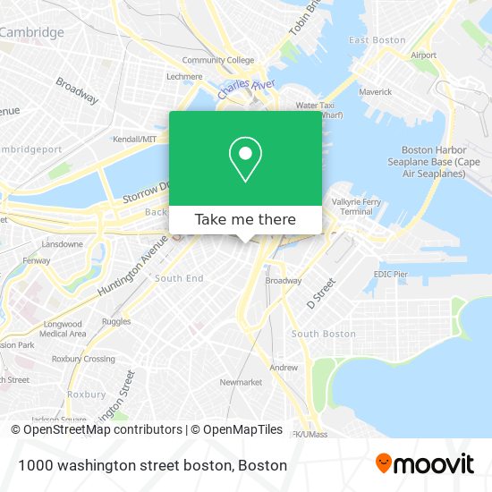 1000 washington street boston map