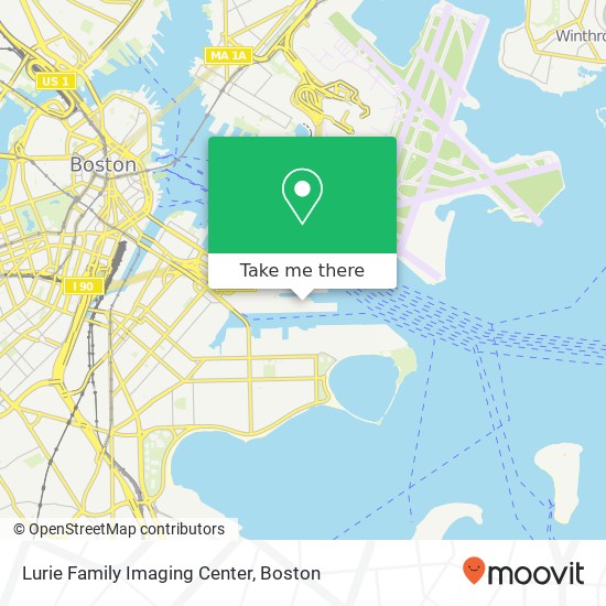 Lurie Family Imaging Center map