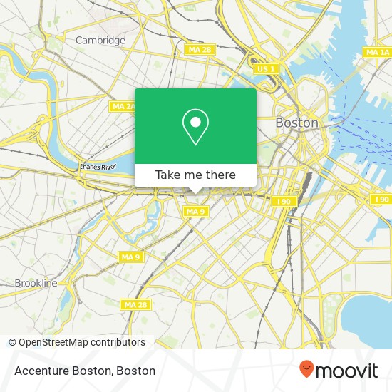 Mapa de Accenture Boston