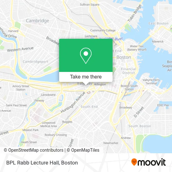 BPL Rabb Lecture Hall map