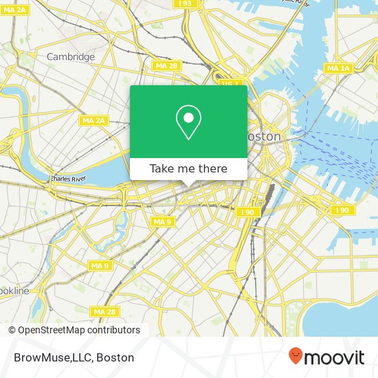 BrowMuse,LLC map