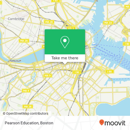 Pearson Education map