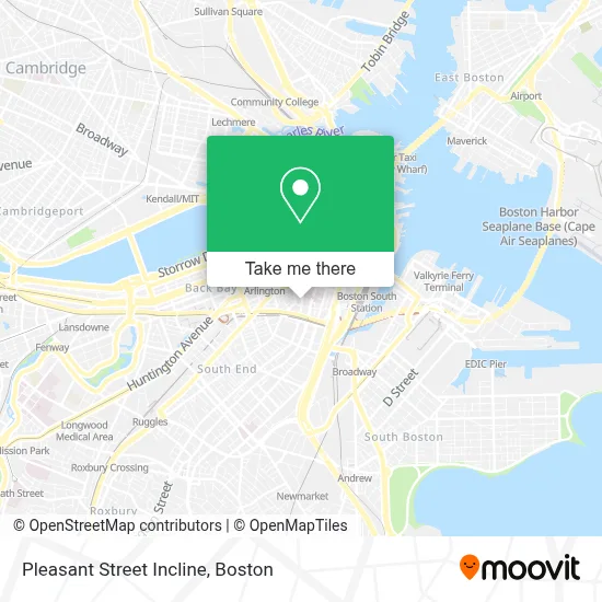 Pleasant Street Incline map