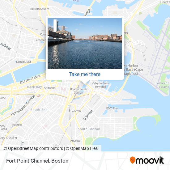 Fort Point Channel map