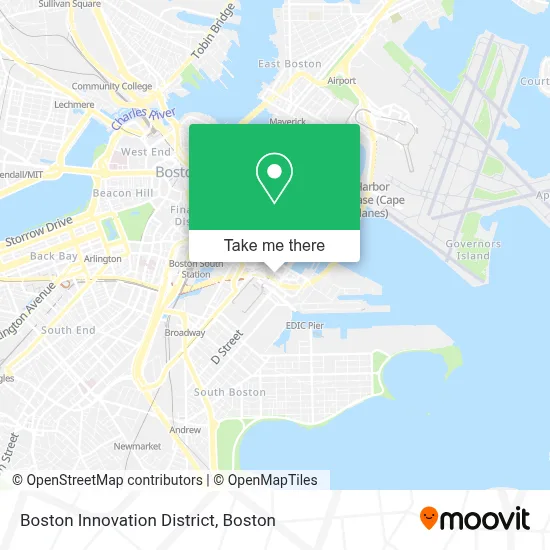 Boston Innovation District map