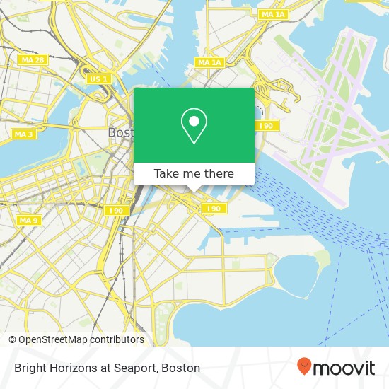 Bright Horizons at Seaport map