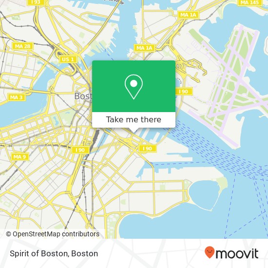 Spirit of Boston map