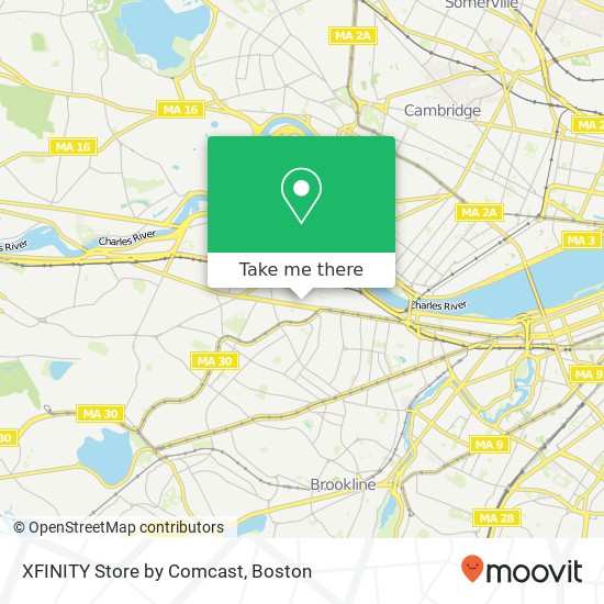 XFINITY Store by Comcast map