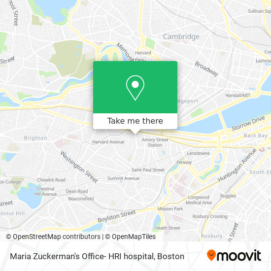 Mapa de Maria Zuckerman's Office- HRI hospital