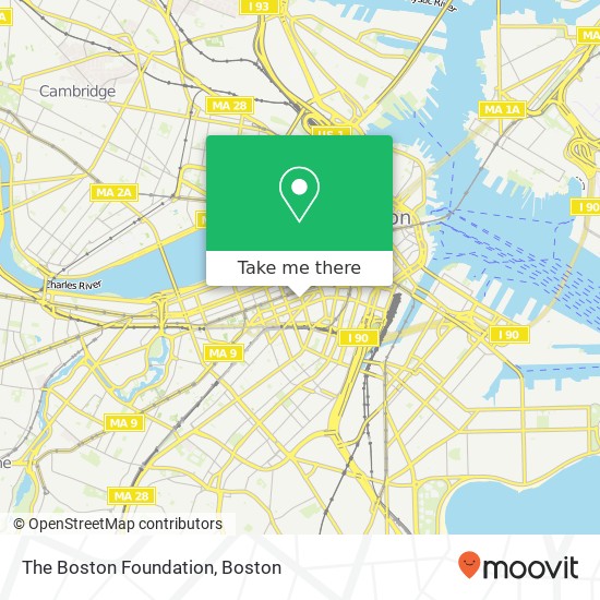 Mapa de The Boston Foundation