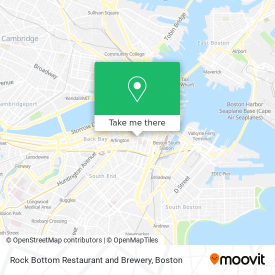 Mapa de Rock Bottom Restaurant and Brewery