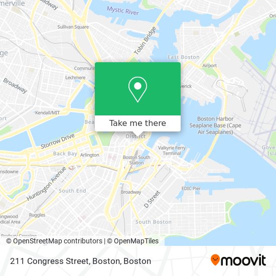 211 Congress Street, Boston map