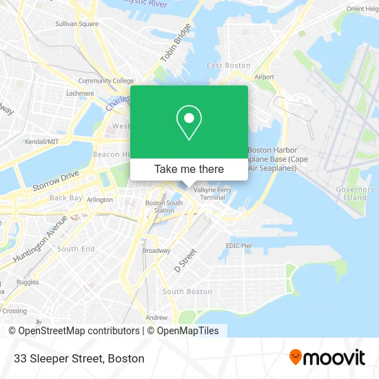 33 Sleeper Street map