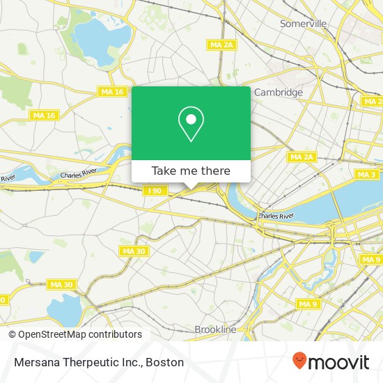 Mapa de Mersana Therpeutic Inc.
