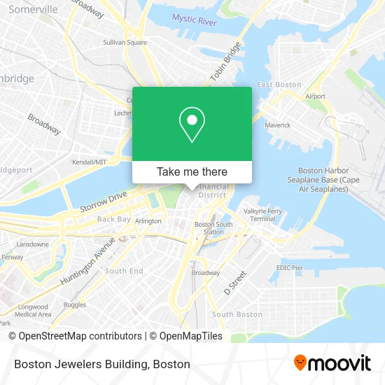 Mapa de Boston Jewelers Building