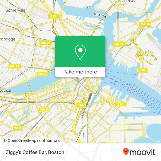 Ziggy's Coffee Bar map