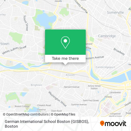 Mapa de German International School Boston (GISBOS)