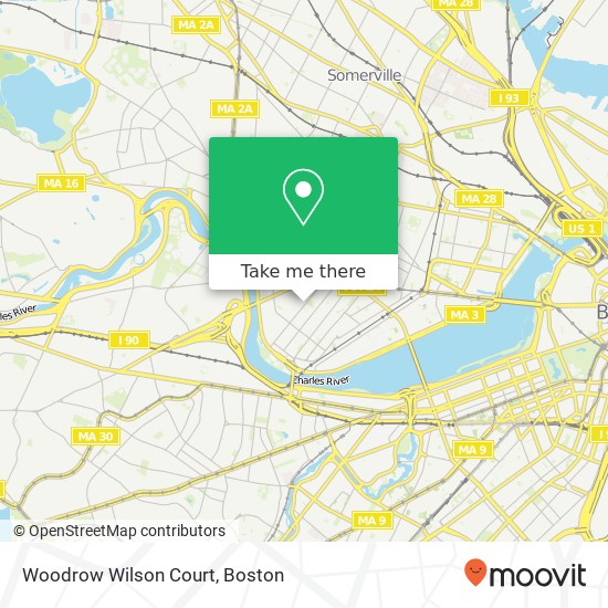 Woodrow Wilson Court map