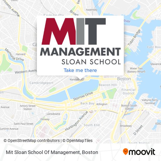 Mapa de Mit Sloan School Of Management