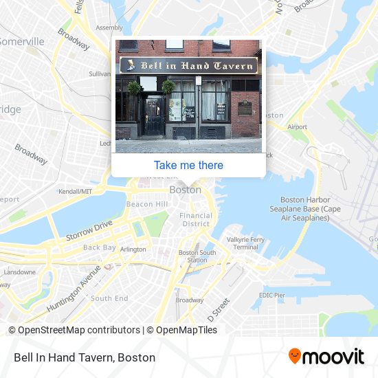 Bell In Hand Tavern map