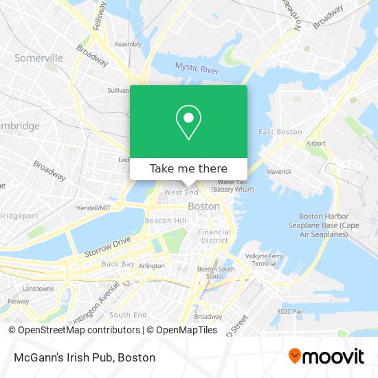 McGann's Irish Pub map