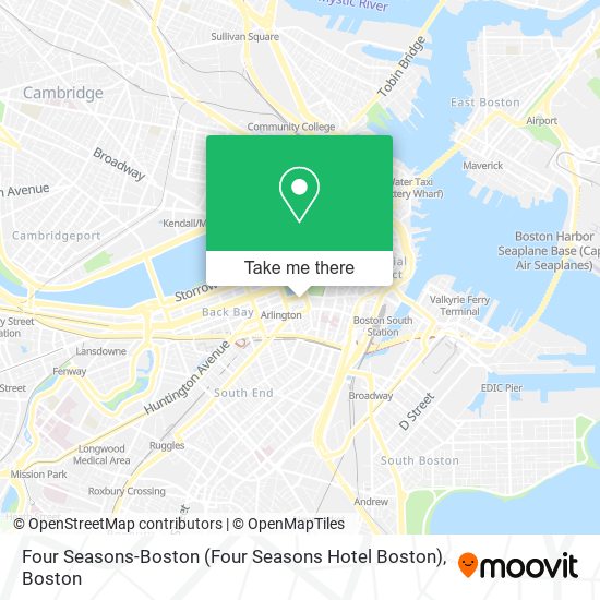 Mapa de Four Seasons-Boston