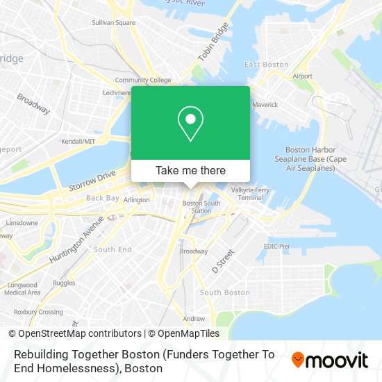 Mapa de Rebuilding Together Boston (Funders Together To End Homelessness)