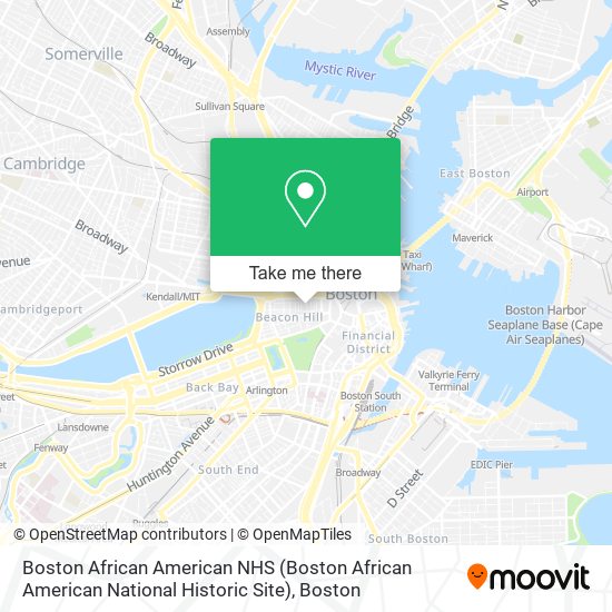 Boston African American NHS (Boston African American National Historic Site) map