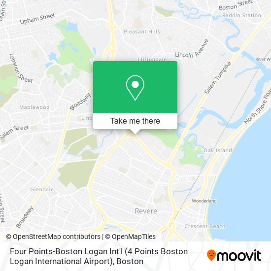 Four Points-Boston Logan Int'l (4 Points Boston Logan International Airport) map
