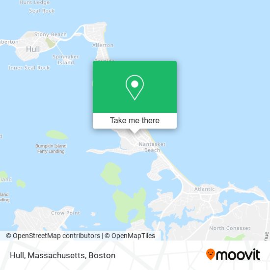 Mapa de Hull, Massachusetts