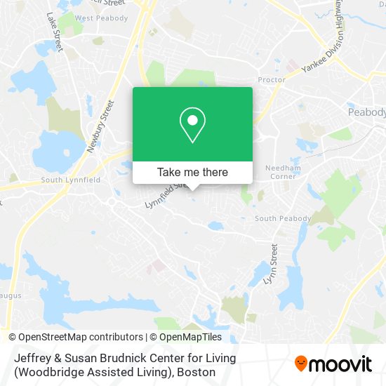 Mapa de Jeffrey & Susan Brudnick Center for Living (Woodbridge Assisted Living)