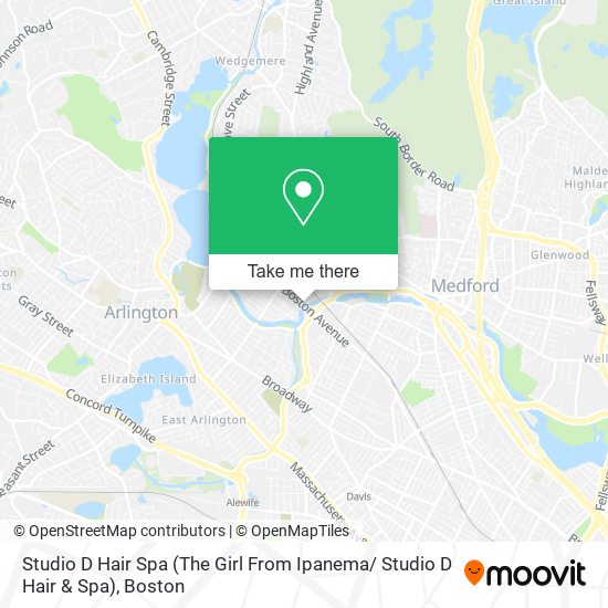 Mapa de Studio D Hair Spa (The Girl From Ipanema/ Studio D Hair & Spa)