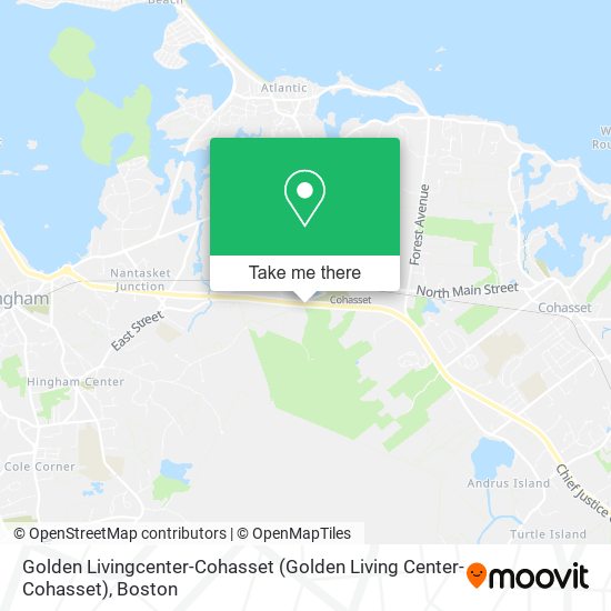 Mapa de Golden Livingcenter-Cohasset (Golden Living Center-Cohasset)