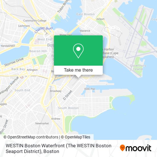 WESTIN Boston Waterfront (The WESTIN Boston Seaport District) map