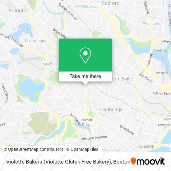 Violette Bakers (Violette Gluten Free Bakery) map
