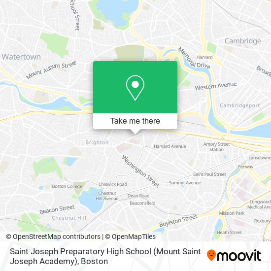 Mapa de Saint Joseph Preparatory High School (Mount Saint Joseph Academy)