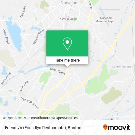 Friendly's (Friendlys Restuarants) map