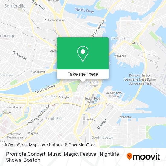 Mapa de Promote Concert, Music, Magic, Festival, Nightlife Shows