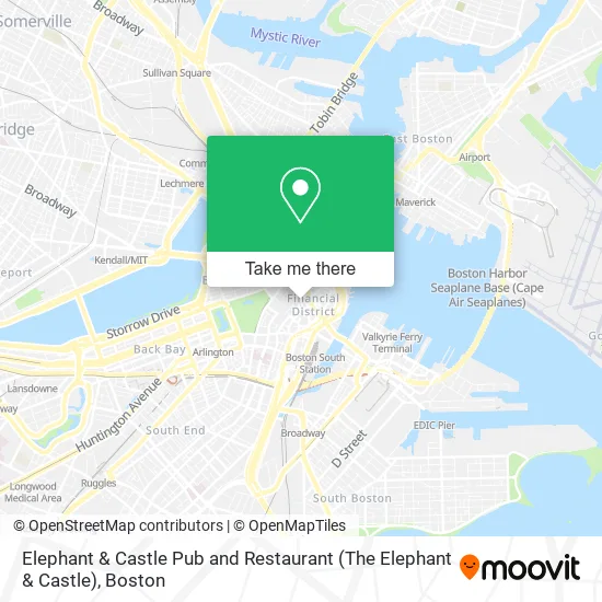 Elephant & Castle Pub and Restaurant (The Elephant & Castle) map