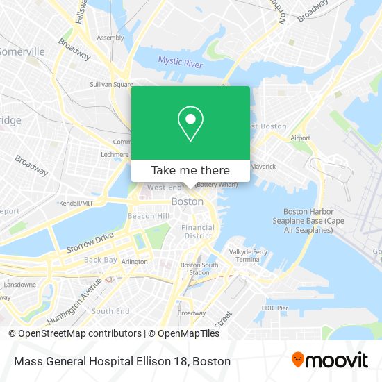 Mapa de Mass General Hospital Ellison 18